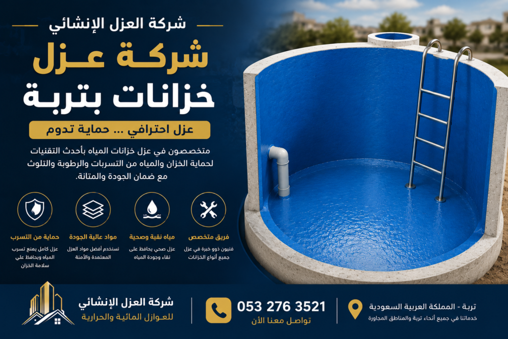 شركة عزل خزانات بتربة